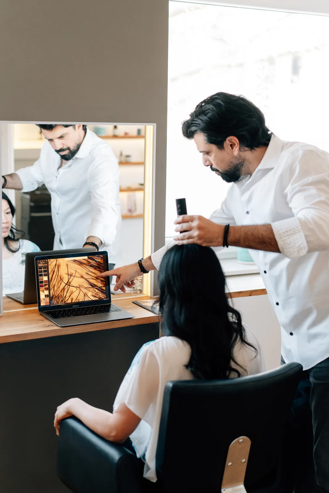 ADEVE Online Haaranalyse und Kopfhautanalyse