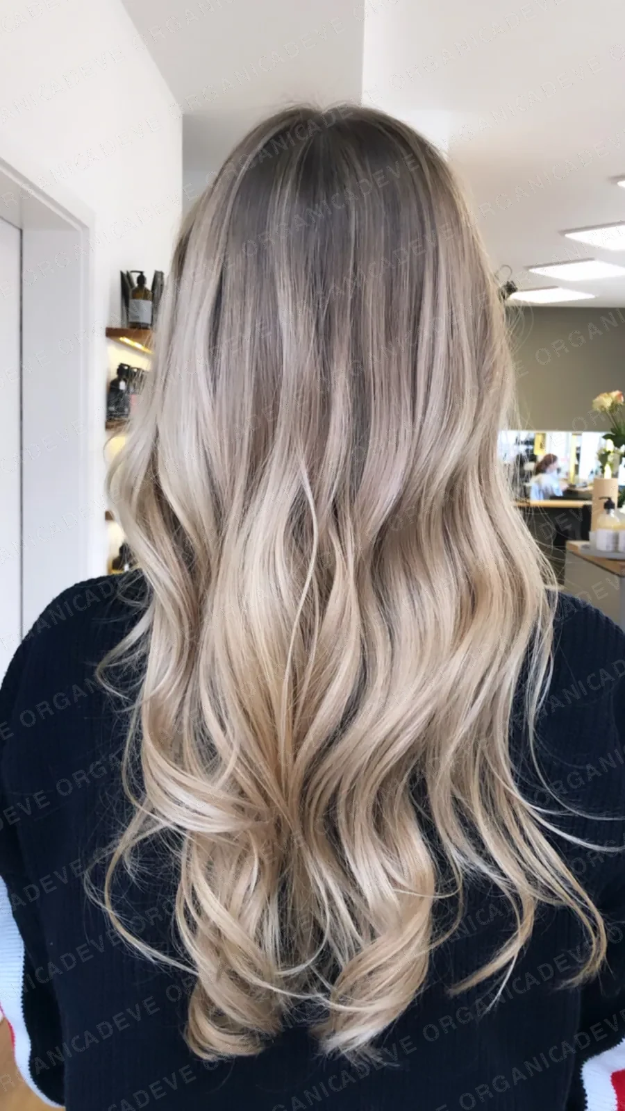 Blonde Balayage mit weichem Verlauf